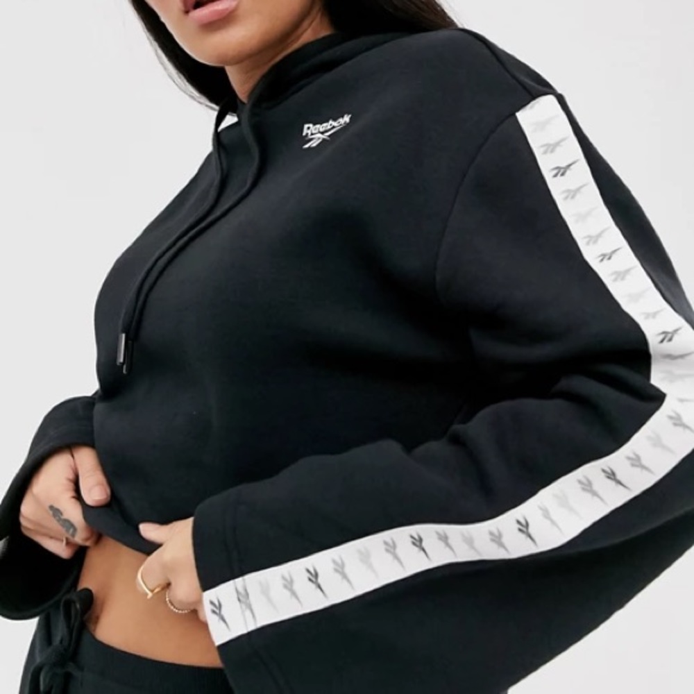 NWOT Reebok Taping Bell Sleeve Hoodie